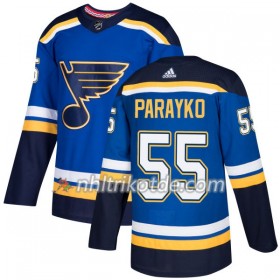 St. Louis Blues Trikot Colton Parayko 55 Adidas 2017-2018 Blau Authentic - Herren